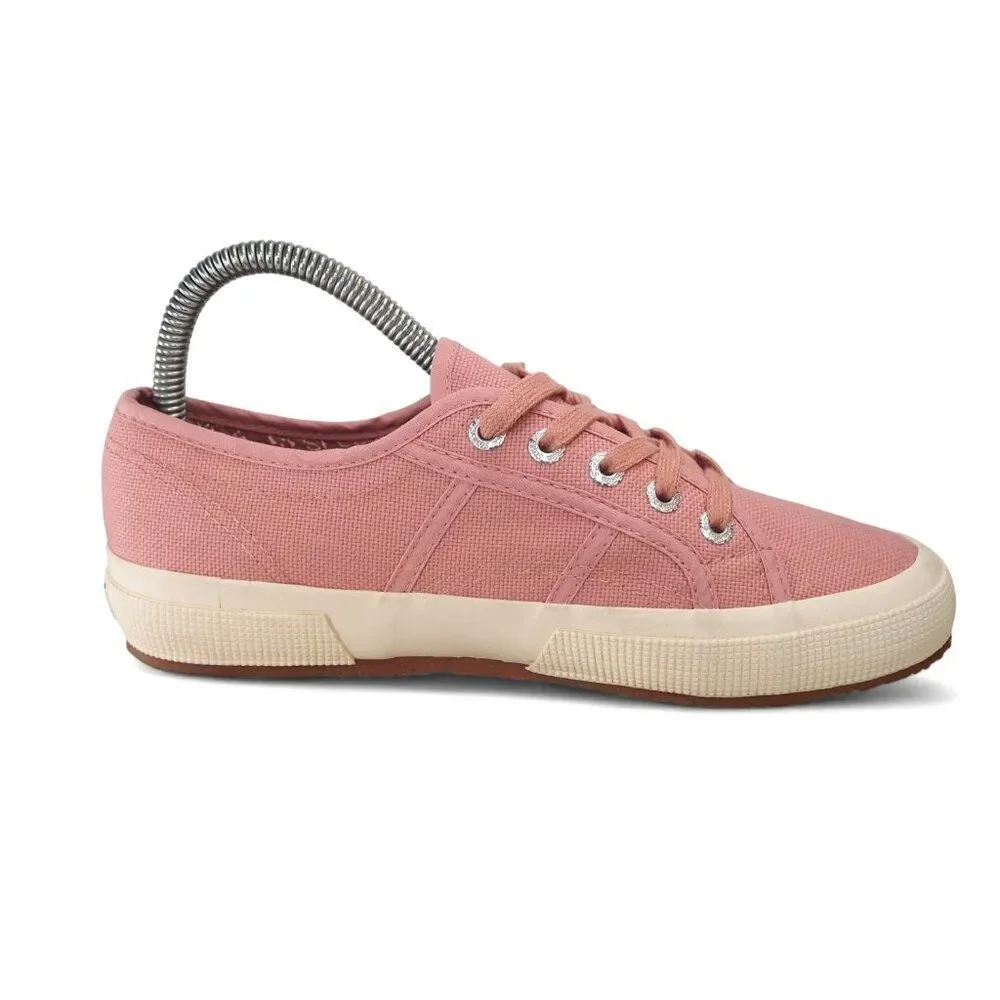 Superga Cotu 2750 Low Casual Sneakers Women's 7 Dusty‎ Rose Pink / Off White